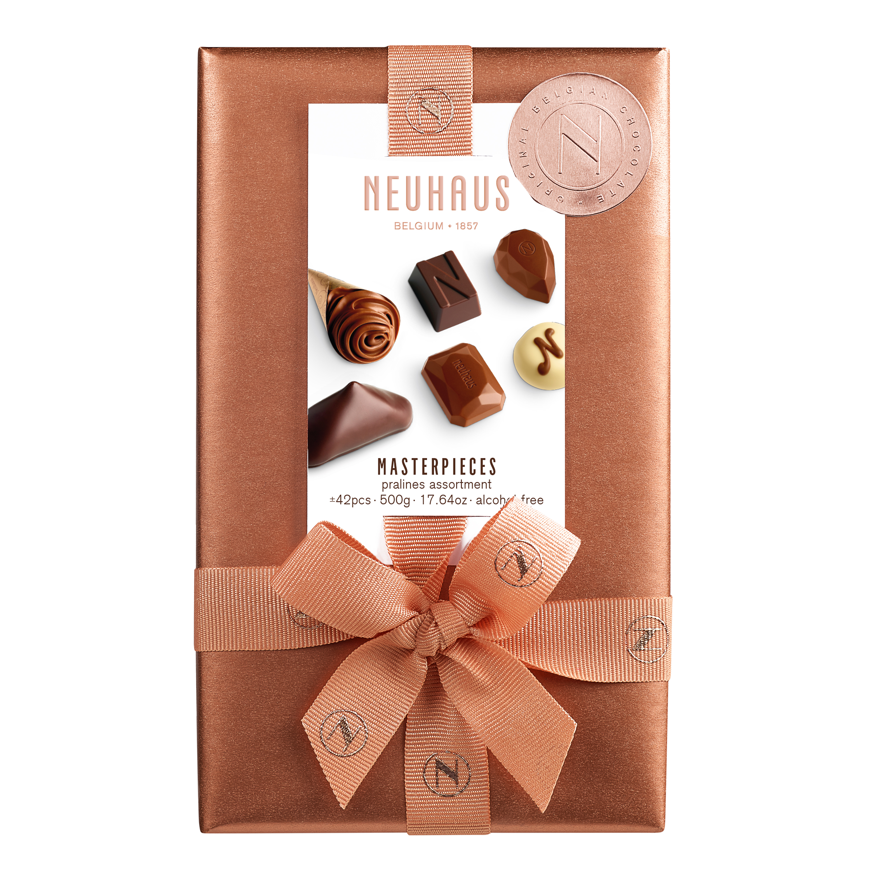 ノイハウス クリスマス ラッピング Neuhaus チョコレート 500g - 食品